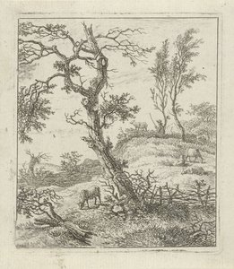 Landscape with Shepherd on Hill by Hermanus Fock