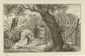 Landscape with Grindstone by Hermanus Fock