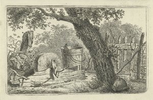 Landscape with Grindstone by Hermanus Fock