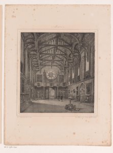 Interior of Gothic Hall in Kneuterdijk Palace