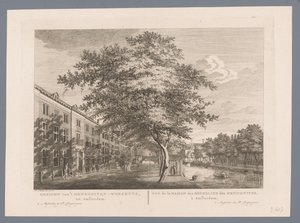 View of the Mennonite Orphanage in Amsterdam by Hermanus Petrus Schouten (possibly)