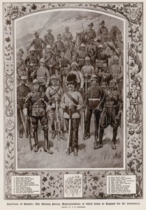 The Overseas Forces, Representatives of Which Came to England for the Coronation of King George V by Hermanus Willem Koekkoek