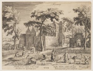 Nyenroy - Spring, from The Seasons, View of Castles in the Vicinity of Amsterdam