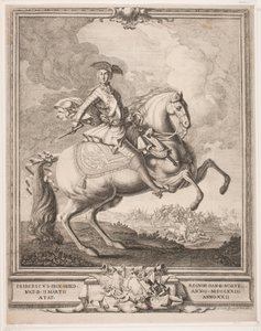 Frederik V as Crown Prince on Horseback