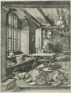 Saint Jerome in His Study
