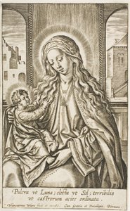 The Virgin and Child by Hieronymous Wierix