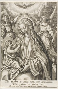 Virgin and Child by Hieronymous Wierix