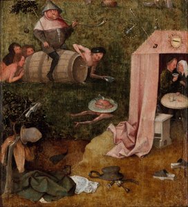 An Allegory of Intemperance (c.1495-1500) by Hieronymus Bosch