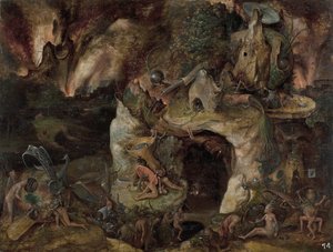 Inferno Landscape by Hieronymus Bosch