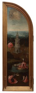Left Panel of the Last Judgement by Hieronymus Bosch