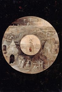 Saint John the Evangelist on Patmos (Reverse side: The Passion of the Christ)