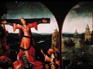 St. Liberata Triptych (detail) by Hieronymus Bosch