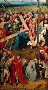 The Christ holding his Cross, The way to Calvary