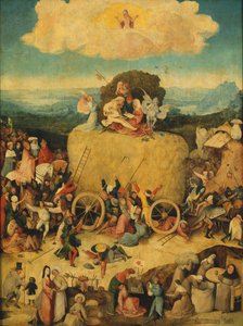 The Haywain Triptych (Central panel) by Hieronymus Bosch