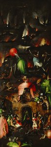The Last Judgment Triptych, right panel, ca. 1485 by Hieronymus Bosch