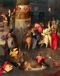 Triptych of the Temptation of St. Anthony (centre panel) by Hieronymus Bosch