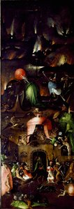Triptych of the Last Judgement: Hell (right panel) by Hieronymus Bosch