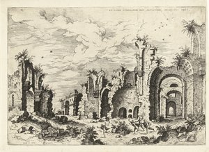 View of the Baths of Diocletian