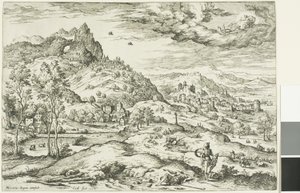 Mercury with the Head of Argus by Hieronymus Cock