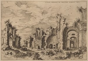 The Baths of Diocletian by Hieronymus Cock