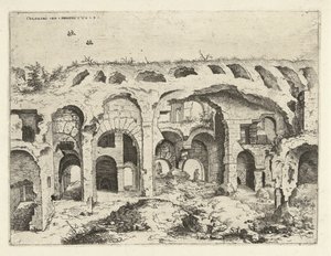 Fourth View of the Colosseum in Rome by Hieronymus Cock