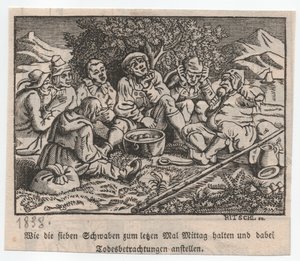The Swabians Stored Around the Dumpling Pot by Hieronymus Heinrich Jakob Ritschl von Hartenbach