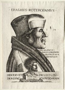 Erasmus of Rotterdam by Hieronymus Hopfer