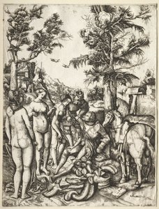 Judgment of Paris by Hieronymus Hopfer