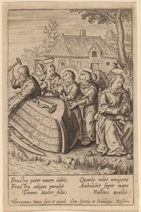 In Vain the Father Will Give the Ship by Hieronymus Wierix
