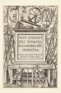 Title Page from The Life of the Infant by Hieronymus Wierix