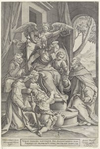 Holy Family with Elizabeth and John the Baptist, after Denys Calvaert, 1563 - before 1611