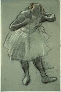 Dancer Bending Forward by Hilaire Germain Edgar Degas