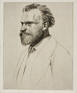 Bust-Length Portrait of Edouard Manet by Hilaire Germain Edgar Degas