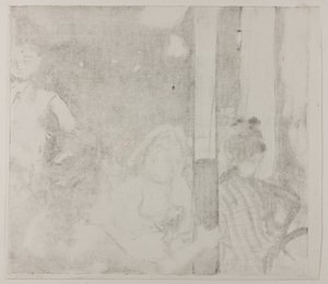 Women in Front of a Café, Evening by Hilaire Germain Edgar Degas