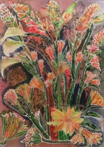 Calla Lillies with Tuber Roses