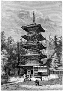 Buddhist Temple, Nikko, Japan by Hildibrand