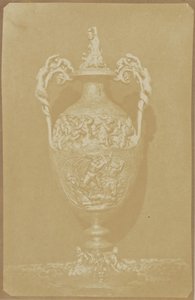 Ornate Vase with Handles by Hippolyte Bayard