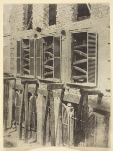 Old House Under Restoration by Hippolyte Bayard