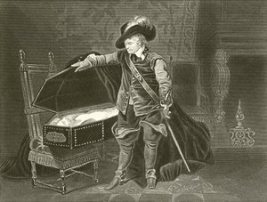 Cromwell Viewing the Dead Body of Charles I by Hippolyte Delaroche