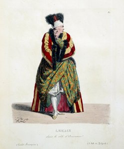 Henri Louis Cain in the Role of Orosmane in Voltaire
