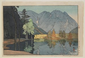 Hodakayama, from the Series, Twelve Scenes in the Japan Alps, Taisho Era by Hiroshi Yoshida