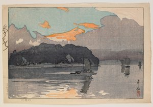 Tone River - Day, Taisho era