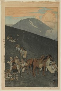 Umagaeshi, from the series, Ten Views of Mount Fuji, Showa era by Hiroshi Yoshida