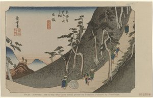 Nissaka by Hiroshige (I) , Utagawa