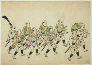 Procession of a Daimyo by Hishikawa Moronobu