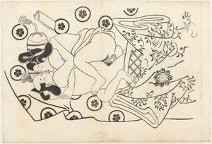 Erotic Scene by Hishikawa Moroshige (attributed to)
