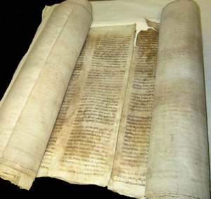 Torah Scroll of the Jewish Community in Kaifeng, China by Historical Document