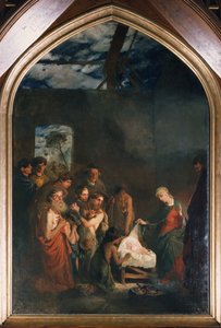 The Worship of the Shepherd by Hjalmer Eilif Emanuel Peterssen