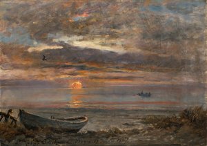 Sunset on a January day at Skagen