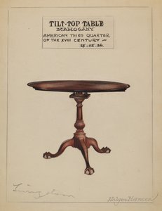 Tilt-top Table by Holger Hansen
